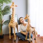 35-120CM Giant Real Life Giraffe Plush Toys High Quality Stuffed Animals Dolls Soft Kids Children Baby Birthday Gift Room Decor