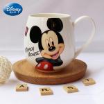300ML Disney Mickey Mouse Minnie Mouse Coffee Mugs Cute Cartoon Donald Milk Mugs Creative Fashion Mugs Handle Kids Water Cup