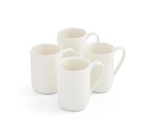 Portmeirion Sophie Conran Arbor Mug, Cream Stoneware Coffee & Tea Cup - Organic Nature-Inspired Shape, Comfortable 14 Oz Drinkware for Everyday Use - Dishwasher, Microwave & Freezer Safe
