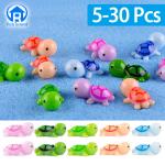5-30Pcs Mini Turtle Miniature Figurine Ornaments Animal DIY Crafts for Desk Pot Landscape Car Garden Home Decoration Accessories