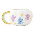 Paladone Care Bears Cloud Shaped Mug with Rainbow Handle - Officially Licensed 450ml Ceramic Coffee Cup for Hot Drinks, Tea, Hot Chocolate - Cute Collectible for Retro Pop Culture Fans