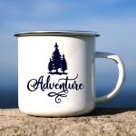 I Can Not I Have Horse Enamel Coffee Mug Funning Camping Cup Personalized Campfire Mugs Gift for Camper Outdoor Festival Travel