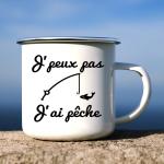 I Can Not I Have Horse Enamel Coffee Mug Funning Camping Cup Personalized Campfire Mugs Gift for Camper Outdoor Festival Travel