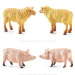 Simulation Solid Poultry Farm Animals Model Duck Goose Swan Hen Chicken Action Figures PVC Miniature Toy Xmas Gift For Kids