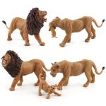 Wild Animals Realistic Simulated Lion Model  PVC Material Cub The Lion Family Collection Decor Toys For Children Birthday Gifts