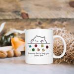 DnD Collection Class Character Coffee Mug, Cat Throwing Dice, Dungeon Master, Dragons Gamer Gift, Dungeons And Dragons Gifts for Women, 11 oz Ceramic Cup