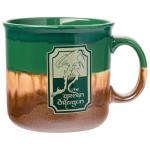 Silver Buffalo The Lord of The Rings Reactive Glaze Ceramic Camper Mug Featuring The Green Dragon, 20 Ounces