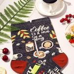 PanPacSight Women's Funny Novelty Socks, Cute Funky Drinking Coffee Mug Crew Socks for Girls