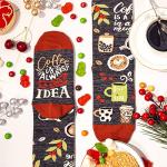 PanPacSight Women's Funny Novelty Socks, Cute Funky Drinking Coffee Mug Crew Socks for Girls