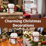 AGIFTMIND Positive Coffee Funny Handmade Crochet Cup with Uplifting Card, Unique Gifts for Coffee Lovers Women Friends Birthday Graduation (XmasEspresso)