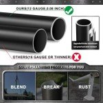 25 FT Heavy Duty Flag Pole Kit with Solar Light