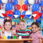 Red, White, and Blue Party Balloon Pack – 50 Pcs