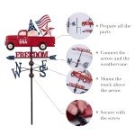 Patriotic Gnome Truck Yard Sign for Celebrations