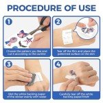 Kids' USA Temporary Tattoo Stickers for 4th of July