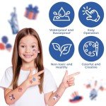 Kids' USA Temporary Tattoo Stickers for 4th of July
