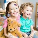 Kids' USA Temporary Tattoo Stickers for 4th of July