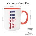 USA Flag Coffee Mug for Independence Day Celebrations