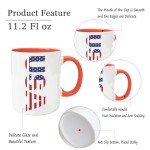 USA Flag Coffee Mug for Independence Day Celebrations