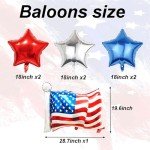 Red, White, and Blue 4th of July Balloons