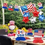 Red, White, and Blue 4th of July Balloons