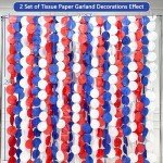 Royal Blue Red White Party Decor for Events