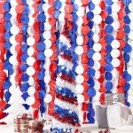 Royal Blue Red White Party Decor for Events