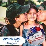 200 Patriotic Thank You Cards with Envelopes