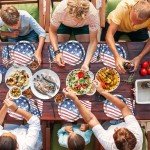 100 Patriotic Party Plates and Napkins Set