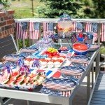 100 Patriotic Party Plates and Napkins Set