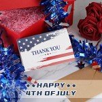 200 Patriotic Thank You Cards with Envelopes