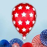 Patriotic Star Balloons - 4th of July Set