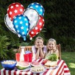 Patriotic Star Balloons - 4th of July Set