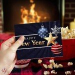 Patriotic New Year Greeting Cards - 10 Pack