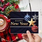 Patriotic New Year Greeting Cards - 10 Pack