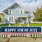 Patriotic 4th of July Large Yard Banner