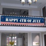 Patriotic 4th of July Large Yard Banner