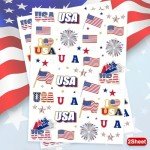 Patriotic 4th of July Party Tattoos and Decor
