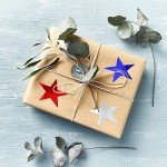 480Pcs Patriotic Foil Star Stickers for Celebrations