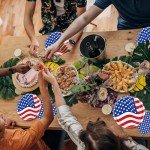 96-Pc 4th of July Patriotic Party Tableware Set