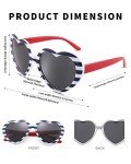 American Flag Oversized Sunglasses for Women