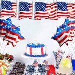 16 Patriotic Independence Day Foil Balloons