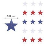 Patriotic Star Streamers Paper Garland for Celebrations
