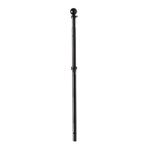 5ft Telescoping Flag Pole with Tangle-Free Clips