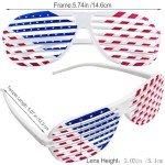 12 Pairs of Patriotic American Flag Sunglasses