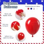 60pcs Red, White & Blue Balloons for Celebrations