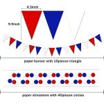 Patriotic Party Decor - 23pc Red, White, Blue Set