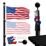 20FT Heavy Duty Telescopic Flag Pole Kit