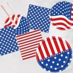 Patriotic Party Supplies for 25 Guests