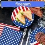 Patriotic Party Supplies for 25 Guests