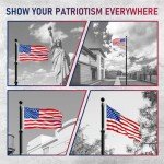 20FT Heavy Duty Telescopic Flag Pole Kit